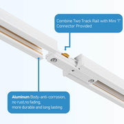 6-Light H Track Lighting Kit - White - product detail 9