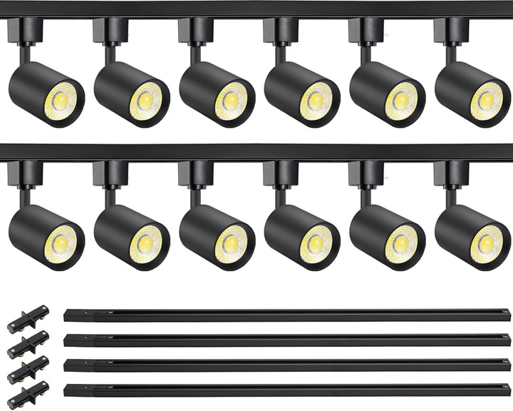 12-Light Plug-in Track Lighting Kit