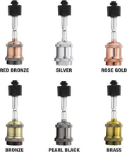 Adjustable E26 H Track Light Heads - 4-Pack, Brass - product detail 6