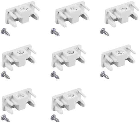 H Track End Caps - 8-Pack, White - product detail 3