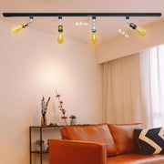 E26 Glass H Track Pendant Lights - 4-Pack, Black - product detail 6