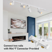 6-Light H Track Lighting Kit - White - product detail 4