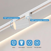 6-Light H Track Lighting Kit - White - product detail 6