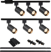 10-Light H Track Lighting Kit - Black - product detail 3