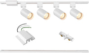 4-Light H Track Lighting Kit - White - main product view