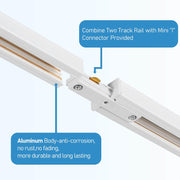 4-Light H Track Lighting Kit - White - product detail 9