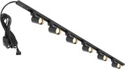 6-Light Plug-in Track Lighting Kit - Black - main product view