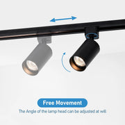 6-Light Plug-in Track Lighting Kit - Black - product detail 4