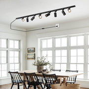 12-Light Plug-in Track Lighting Kit - Black - product detail 7