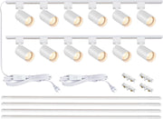 17-Light Plug-in Track Lighting Kit - White - main product view