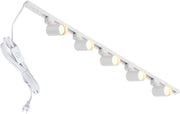 17-Light Plug-in Track Lighting Kit - White - product detail 2
