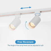 17-Light Plug-in Track Lighting Kit - White - product detail 6