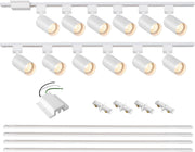 18-Light H Track Lighting Kit - White - main product view