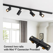 18-Light H Track Lighting Kit - Black - product detail 4