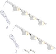 8-Light Plug-in Track Lighting Kit - White - main product view