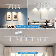 8-Light Plug-in Track Lighting Kit - White - product detail 3