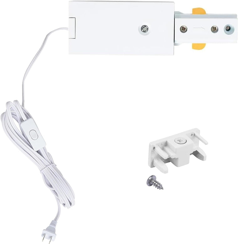 13 ft H Track Plug Cord Kit - White - main product view