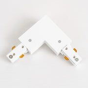 90掳 H Track L Connector, White - main product view