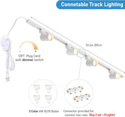 4-Light 3-CCT Plug-in Track Lighting Kit - White - product detail 7