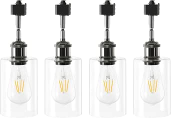E26 H Track Pendant Heads - 4 Pack